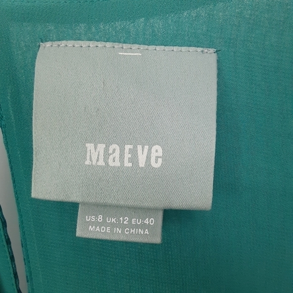 Anthropologie Maeve | Cold Shoulder Ruffle Too - Picture 5 of 6